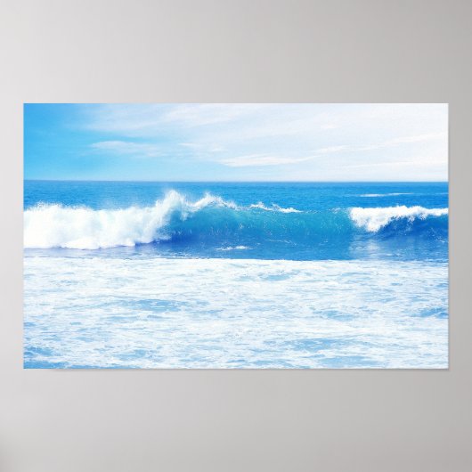 Golven van de oceaan poster (Voorkant)