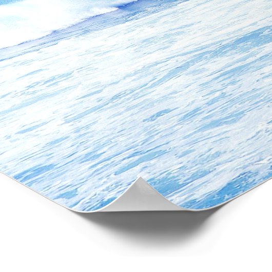 Golven van de oceaan poster (Hoek)