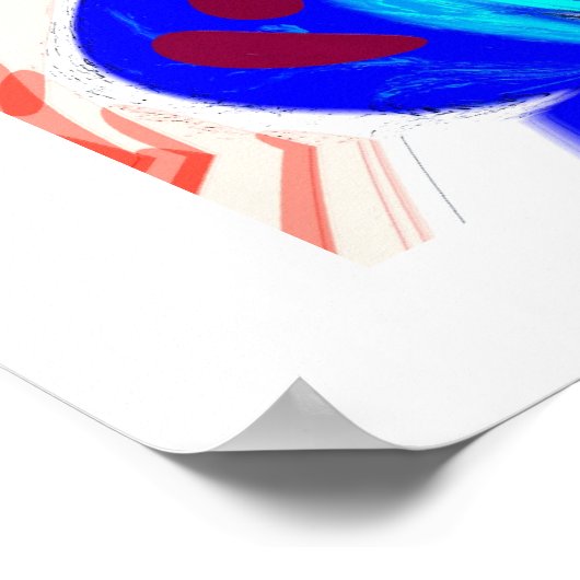 Golven van geluk poster (Hoek)