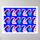 Golven van geluk poster (Voorkant)