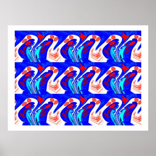 Golven van geluk poster (Voorkant)