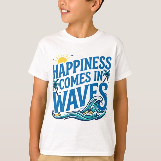 GOLVEN VAN GELUK  T-SHIRT (Voorkant)