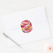 Golven van helder ronde sticker (Envelop)