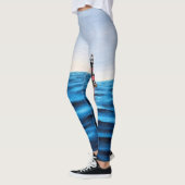 Golven van het Adriatische Zee Maritieme Magische  Leggings (Links)