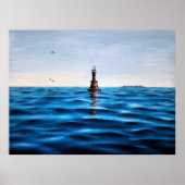 Golven van het Adriatische Zee Maritieme Magische  Poster (Voorkant)