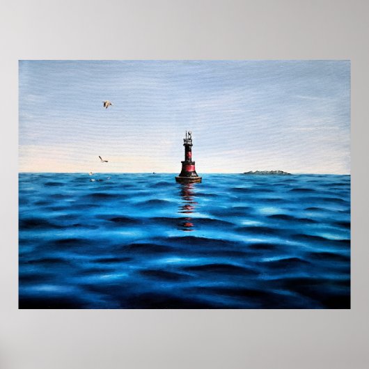 Golven van het Adriatische Zee Maritieme Magische  Poster (Voorkant)