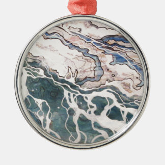 Golven van het meer van Erie Metalen Ornament