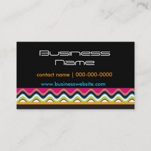 golven van het Visitekaartje van de Kleur