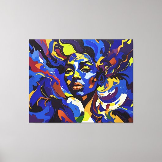 Golven van het Zelf Canvas Afdruk (Voorkant)