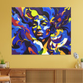 Golven van het Zelf Canvas Afdruk (Insitu (Woonkamer))