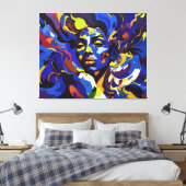 Golven van het Zelf Canvas Afdruk (Insitu (Slaapkamer))