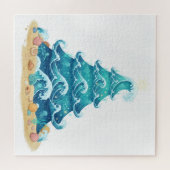 golven van kerst legpuzzel (Horizontaal)