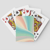 Golven van kleuren speelkaarten (Achterkant)