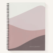 Golven van Mauve Notitieboek (Voorkant)