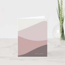 Golven van Mauve Notitiekaartje