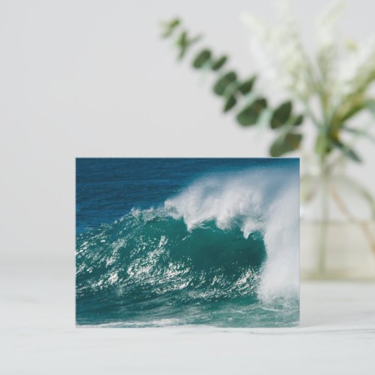 Golven van Oahu Briefkaart (Staand voorkant)