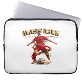 golven van overwinning laptop sleeve