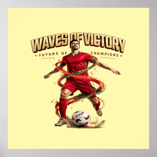 golven van overwinning poster (Voorkant)