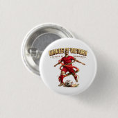 golven van overwinning ronde button 3,2 cm (Voorkant /achterkant)