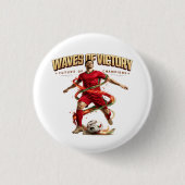 golven van overwinning ronde button 3,2 cm (Voorkant)