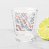 Golven van Patriottisme Shot Glas (Achterkant)