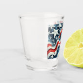 Golven van Patriottisme Shot Glas (Links)