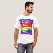 Golven van Pride Vriendelijke Kleuren T-shirt (Voorkant volledig)