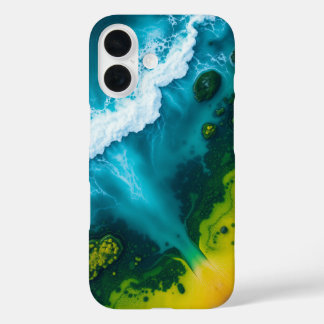 Golven van rust: een vredig Uitzicht iPhone 16 Hoesje