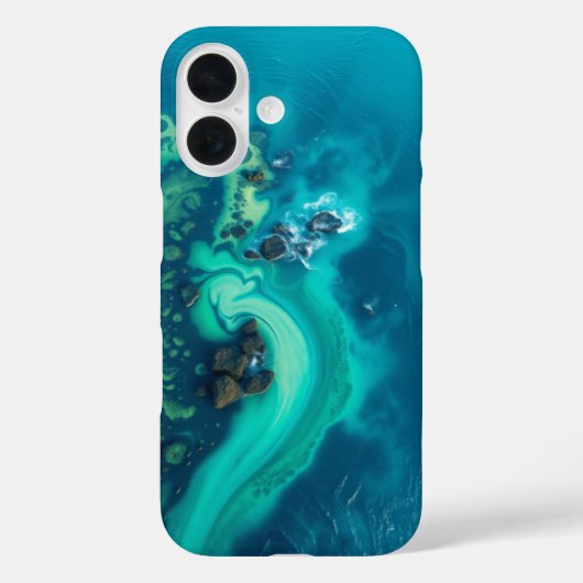 Golven van rust: een vredig Uitzicht Case-Mate iPhone Case (Achterkant)