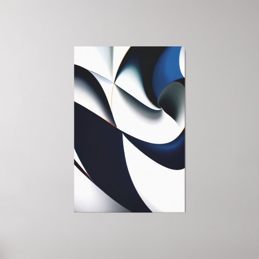 Golven van sereniteit canvas afdruk (Voorkant)