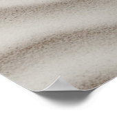 Golven van sereniteit - minimalistisch zandpatroon poster (Hoek)