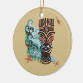 Golven van TIki Keramisch Ornament (Links)