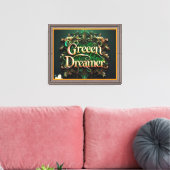 "Golven van verandering" Canvas Afdruk (Insitu (Woonkamer))