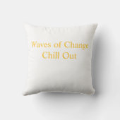 Golven van verandering - Chill Out Sunrise Pillow Kussen (Achterkant)