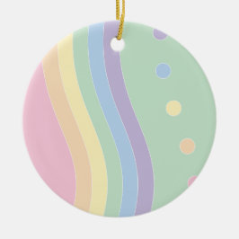 Golven van verrukking (Flow) Keramisch Ornament