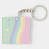 Golven van verrukking (Flow) Sleutelhanger (Achterkant)