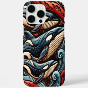 Golven van Verwondering: Walvissen in Beweging iPhone 16 Pro Max Hoesje