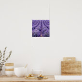 Golven van Violet: Een Impressionistische Studie v Poster (Keuken)