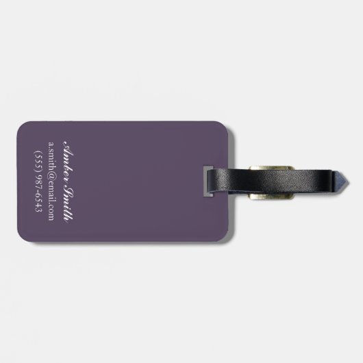 Golven van Zee van oregonkusten Bagagelabel (Achterkant horizontaal)