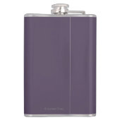 Golven van Zee van oregonkusten Heupfles (Achterkant)