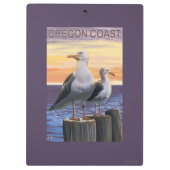 Golven van Zee van oregonkusten Klembord (Achterkant)