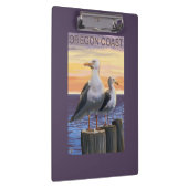 Golven van Zee van oregonkusten Klembord (Rechts)