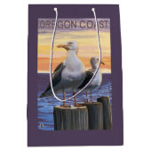 Golven van Zee van oregonkusten Medium Cadeauzakje (Voorkant)