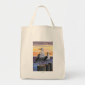 Golven van Zee van oregonkusten Tote Bag (Voorkant)