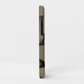 Golven van zwart en bruin Case-Mate iPhone case (Achterkant/links)