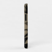 Golven van zwart en bruin Case-Mate iPhone case (Achterkant/rechts)