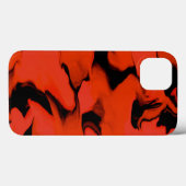 Golven van Zwart en Rode Sumo-ontwerp Case-Mate iPhone Case (Achterkant (horizontaal))