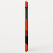 Golven van zwart en rood Case-Mate iPhone case (Achterkant/links)