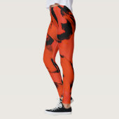 Golven van zwart en rood leggings (Links)
