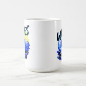 Golven voor dagen, strandleven, Ocean Waves Surf Koffiemok (Center)